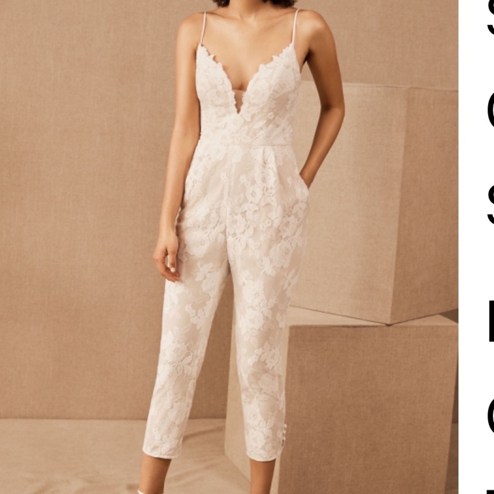 Hayley Paige Campbell Lace Jumpsuit
